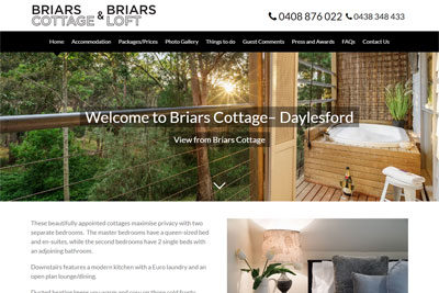 Briars Cottage & Loft – Daylesford